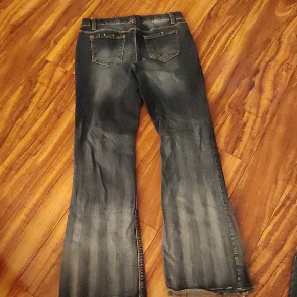 Girls destructed flare jeans - Picture 5 of 5